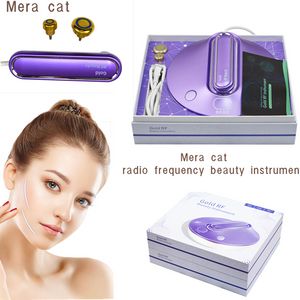 Mera Cat 2 IN 1 RF Machine Skin Tightening Rejuvenation Facial Beauty Device Eye Face Lifting Anti-aging Wrinkle Removal Whitening Skin Care Home Use