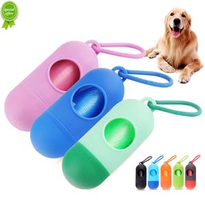 New Pet Dog Poop Bags Pooper Bag Carrier Accessori per cani all'aperto Sacchetti di immondizia portatili per cacca per cani Forniture per animali domestici Pooper Scooper