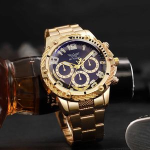 Sprzedawanie kwarcu męskiego i stali nierdzewnej Relogios Masculino Montre Homme Wysokiej jakości analogowy Erkek Kol Saati Watch G230529