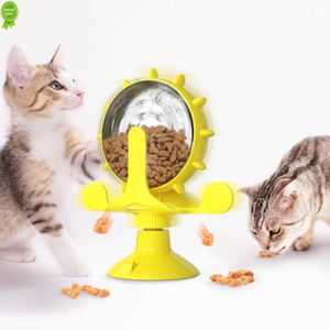 Ny interaktiv behandling läckande leksak för katt original långsam liten hundmatare roliga hundhjul husdjursprodukter tillbehör för dropshipping
