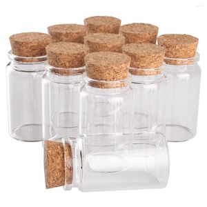 Storage Bottles 12 Pieces 100ml 47 80mm Glass With Cork Stopper Spice Container Candy Jars Vials DIY Craft For Wedding Gift