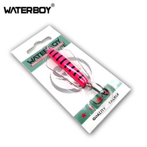 WATERBOY Fishing Lure Spinners, Carbon Steel Devil Bait Saltwater Hooks, Tasmanian Canberra Killer for Salmon Pike Walleye Bass 3.5-7cm