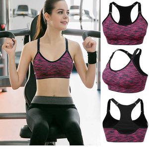 Reggiseni Reggiseno sportivo antiurto senza fili Top Donna Reggiseno sportivo imbottito Quick Dry Push Up Running Gym Reggiseno fitness per fitness J230529