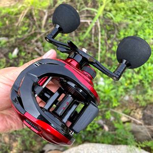 Accessori per la pesca Mulinello magnetico da pesca ultraleggero 265g 6.4 rapporto di trasmissione 8 + 1BB 15KG power bait boat bobina profonda grande ruota da gioco P230529