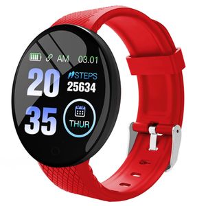 D18 Akıllı Bilezik Erkekler Kan Basınçlı Su Geçirmez Akıllı Kadın Kalp Hızı Monitörü Fitness Tracker Android IOS için Spor İzle