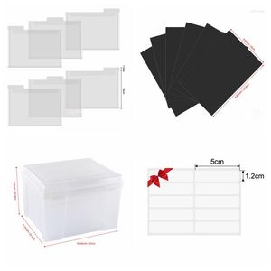 Storage Bags 0.8mm Double Sided Strong Magnetic Sheets Craft Box Plastic Clear Envelopes Kit For Storing Stamp Dies 2023