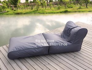 Camp Furniture Beach Side Relax Home Decorations Polyester Bean Bag Folding Armchair Recliner Heavy Duty Outdoor Chair