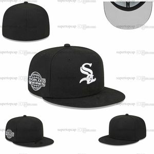 17 Farben Herren Baseball Full Closed Caps Letter Bone Männer Frauen Chicago Black Team Sport 2023 World Fitted Hats Ed Series