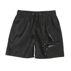 Designer de moda masculino Tecido aquático de tecido de verão masculino Cartão de letra de marca de marca de roupas de banho de praia de praia shorts shorts 7 cores