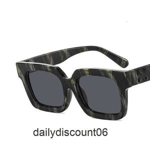 Frames Fashion Offs Luxury Sunglasses Brand Men Women Sunglass Arrow x Black Frame Eyewear Trend Hip Hop Square Sunglasse Sports Travel Sun Glasses Mca5HBCR