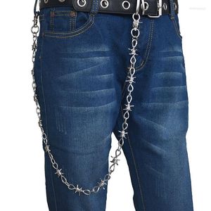 Portachiavi Catena in lega su pantaloni Jeans Portachiavi Pantaloni Catene Punk Pantaloni in metallo hip-hop