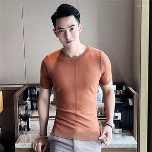 Men's T Shirts 2023 Summer Trend Cotton Five Points Tide Brand Loose Short-sleeved T-shirt Clothes