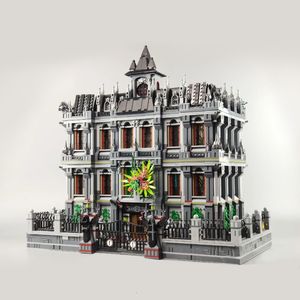 モデルビルディングキットパンロス613002ムービーシティストリートビューエキスパートMoc lunatic Hospital Advanced Blocks Brick Toys Kids Gift 230529