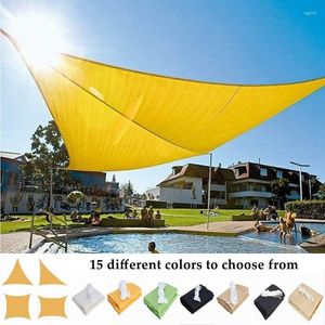 Sombra 300d Mango Amarelo Poliéster Tarcaulina Tarpela Garden Balcony Canopy Pavilhão à prova d'água Sol vegola piscina piscina de piscina de piscina