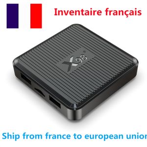 フランスの在庫x98qテレビボックスアンドロイド11.0 amlogic s905w2 av1 2.4g 5g wifiメディアプレーヤーセットトップボックススマートテレビボックス1g 8g、2g 16g