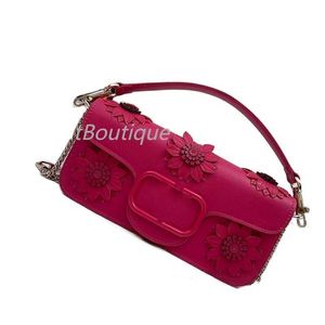 Designer de luxe sac fourre-tout sac à bandoulière fleur sac à main en cuir portefeuille à bandoulière chaîne en métal interrupteur à boucle magnétique sacs à main Messenger mode sac à main pour femme