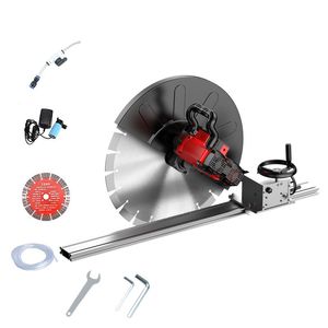 Wall Cutting Machine Doorway Opening Concrete Cutting Door And Window Cutting 650mm Blade Slotting Machine With 2.4m Guide Rail