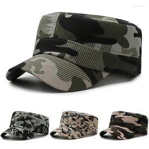 BERETS CAMOUFLAGE野球帽子男性女性屋外スポーツキャンプハイキングフラットトップサンプロテクションハット戦術訓練軍の帽子