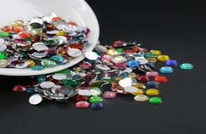 Assorted Color Flatback Rhinestones Mixed Color Resin Flat Back Beads For DIY Deco 3mm4mm5mm6mm7597350