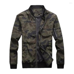 Men's Jackets Spring And Autumn Men's Bomber Nice Fashion Camouflage Baseball Jacket Casual Large Size Outdoor Sports