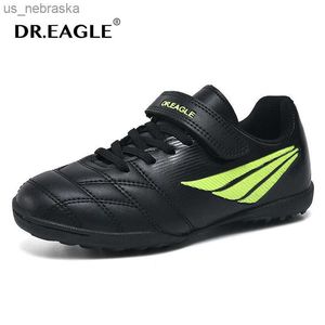 Athletic ao ar livre Droagle masculino Crianças Torros de futebol interno Cleats Futsal Football Boots Sneakers Sapatos de futebol infantil Original Frete grátis L230518