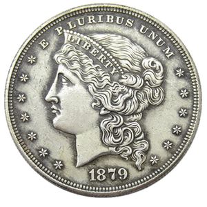 USA 1879 Metric Dollar Patterns Moneta copia placcata argento