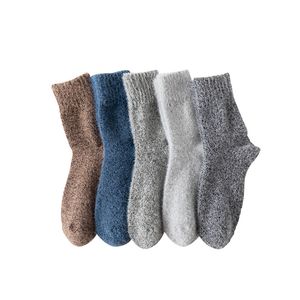 Nieuwe mode dikke wollen sokken mannen winter kasjmier ademende sokken