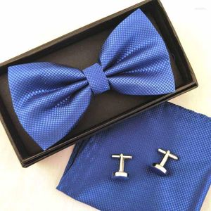 Бабочка галстуки Bowtie Promkercheef запонки настройки свадебных свадебных аксессуаров для вечеринок модные аксессуары