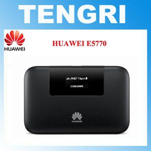 Routrar Original Unlocked Huawei E5770 E5770S320 150Mbps 4G Mobile WiFi Pro Router med RJ45 Port+5200MAH Power Bank Mobil Hotspot