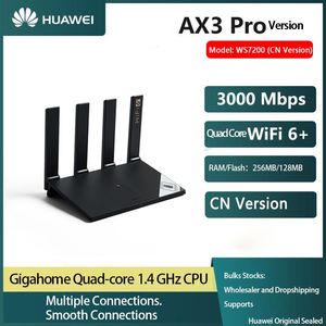 Маршрутизаторы huawei ax3 pro Router Wi -Fi 6 + 3000 Мбит / с четырехъядерный Wi -Fi Wi -Fi Smart Home сетчатый сетчатый маршрутизатор беспроводной маршрутизатор Quad усилители ретранслятор сетевой маршрутизатор