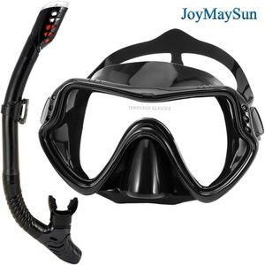 Dykmasker Joymaysun Professional Snorkel Mask och Snorklels Goggles Glasögon Simning Easy Breath Tube Set 230529