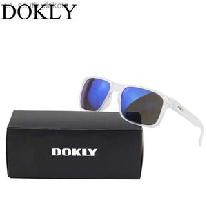 Dokly New Fashion Hot Classic Brand Designer Sunglass Masculino Ken Block Óculos de Sol Feminino Óculos de Sol UV400 L230523