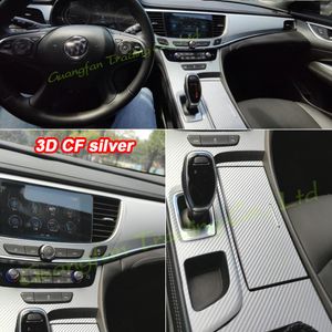 For Buick LaCrosse 2016-2021 Car-Styling 3D/5D Carbon Fiber Car Interior Center Console Color Molding Sticker Decals Accessories