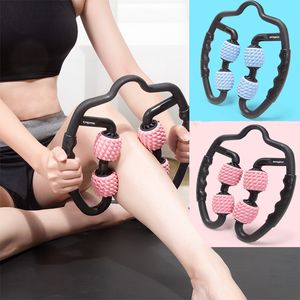 Palline per il fitness Sfera per il fitness a 4 punti Mano Braccio e Rullo per le gambe Bastone per massaggio Pressione Punto di innesco Strumento per massaggi Massaggiatore per tessuti profondi 230530