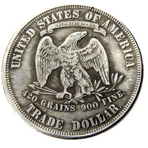 US Trade Dollar 1879 1880 1881 1882 1883 1884 1885 Copy Coins Silver Plated