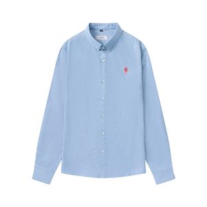 Mens Shirt Classic Macaron Color Polo Shirts Matchande Paris Fashion Love Embroidery Oxford Fabric Par