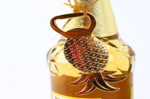 100pcSlot Gold Tropical Aneapple Bottle Appler Beach Bridal Wedding Favors Souvenir Dize Party Supplies 8346293