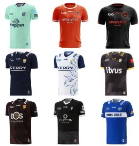 S-5XL 2023 2024 Maglia da calcio Kilkenny Wexford GAA Down Offaly Tyrone Galway Remastered Cork Leitrim Tipperary ARMAGH Maglia da calcio Carlow 666