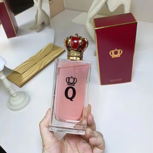 Новый Queen Q 100 мл стойкий запах Франция EDT женский парфюм-спрей с короной одеколон Бесплатная доставка 193 953