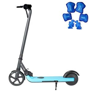 GOGOBEST V1 ELECTRIC DRESS CRIANÇAS Scooter 150W Motor 21,6V 2AH Velocidade máxima de bateria 4 ~ 6km/h Para esportes ao ar livre infantil com joelhos e cotovelos gratuitos - Blue