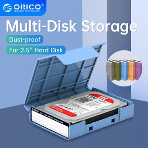 ケースOrico HDD保護ボックス3.5インチHDD SSD用のラベルデザインの湿気プルーフ用の外部ストレージボックス