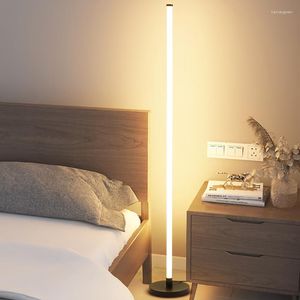 Stehlampen Moderne LED-Lampe Langes Streifenlicht Schlafzimmer Wohnzimmer Leuchte Studie Vertikale Beleuchtung Nachtzimmer Dekor Leuchten Glanz