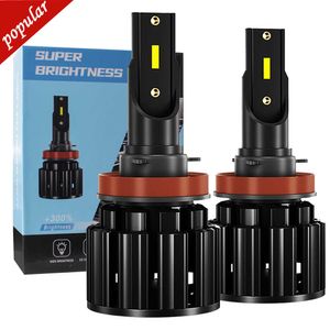 Novo 2pcs 1860 chips H1 H3 H4 H7 LED H8 H11 HB3 9005 HB4 9006 LED FARÇONS MINI 55W 20000LM BULS DE LUZ DE AUTOMOBILIZADOS