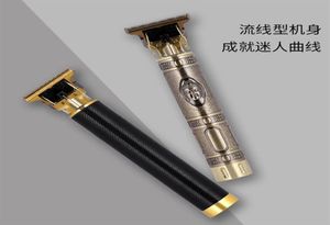 The New Buddha Head Hair Clipper Retro Oil Head Electric Clippers Metal Body Hair Salon Special Engraving Style Clippers269M3311111