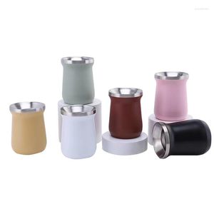 Water Bottles Selling 8oz Mini Coffee Cup 304 Double Stainless Steel Madai Portable Travel Creative Red Wine Outdoor