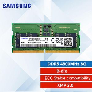 Rams Samsung DDR5 4800MHz 8GB 16GB SODIMM PC538400 CL40 1.1 V SODIMM 262PIN LAPTOP NOTEBOOK Moduł pamięci RAM