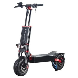 OBARTER X5 Folding Electric Sport Scooter 13" Off-road tyre 2800W x2 Brushless Motor 60V 30Ah Battery BMS 3 Speed Modes Oil Disc Brake Max Speed 85KM/h-Black