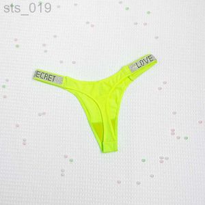 Briefs Panties Sexy Women Thong Rhinestone Panties Low Waist G String Seamless Bright Color Underwear Secret T Back Lingerie Underpantie Tanga