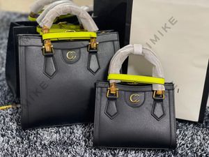 Бамбуковая сумка роскошная дизайнерская сумочка роскошная модная сумка для плеча женская сумочка цепная сумка для мобильного телефона Diana Mini Bag