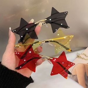 designer sunglasses for women Pentagram lady European and American geek sunglasses Christmas ball Halloween party sunglasses